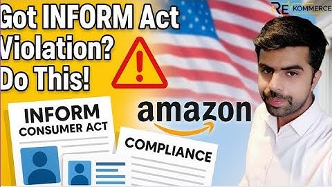Fixing Amazon INFORM Act Violation|Rekommerce