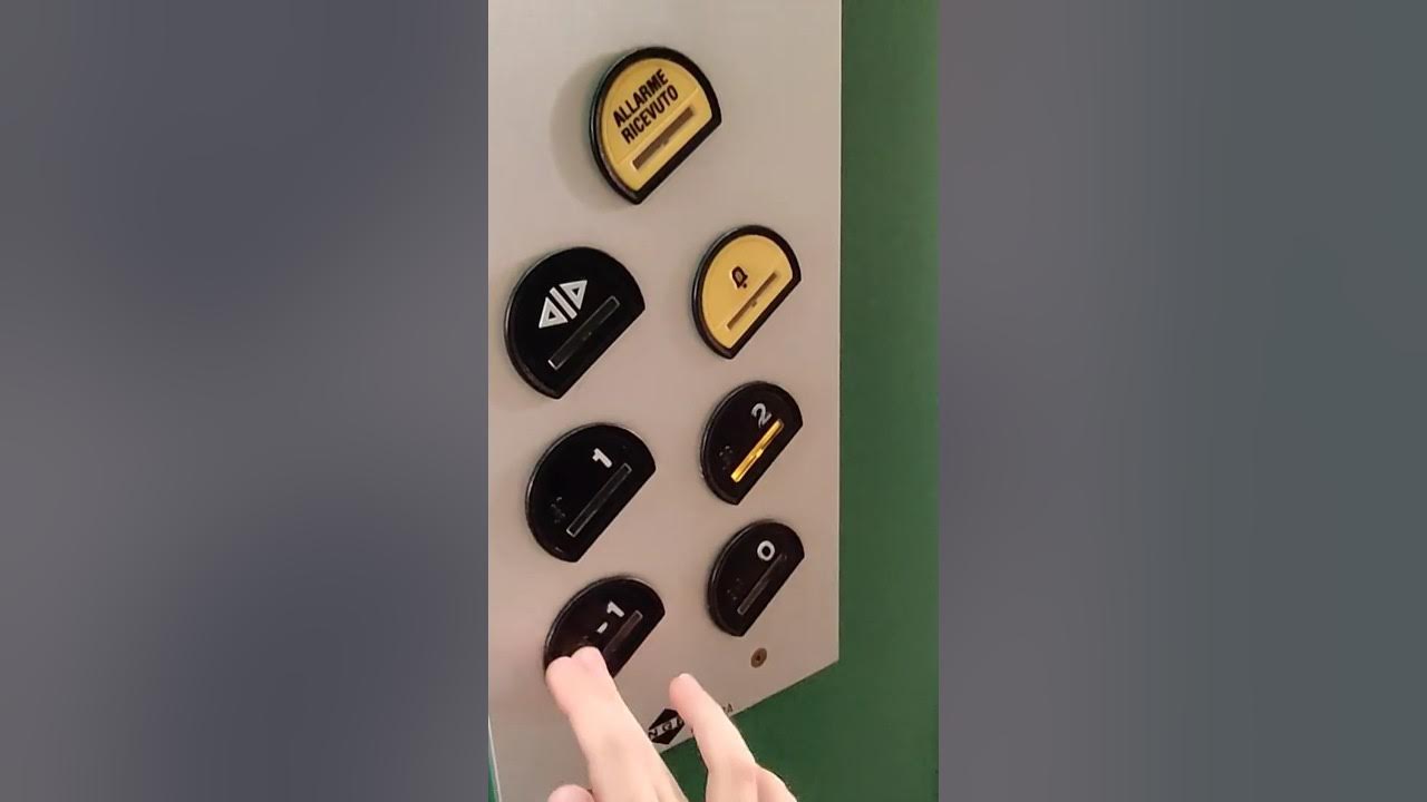 Super interesting indicator panel in italian NGB elevator YouTube