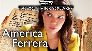 America Ferrera's great grandfather was exiled from Honduras...