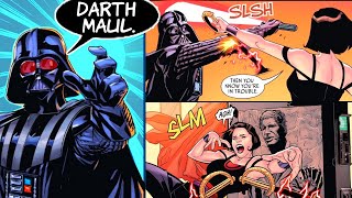 DARTH VADER FIGHTS MAUL'S APPRENTICE!!(CANON) - Star Wars Comics Explained