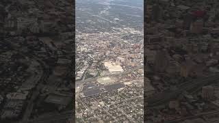 FLYING OVER DOWNTOWN SAN ANTONIO, TEX. ON THE UNITED AIRLINES FLIGHT 1893 SUNDAY, NOVEMBER 27, 2023.