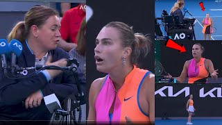 Aryna Sabalenka Received A Hindrance Call From The Umpire Against Elina Svitolina Match Aus Open