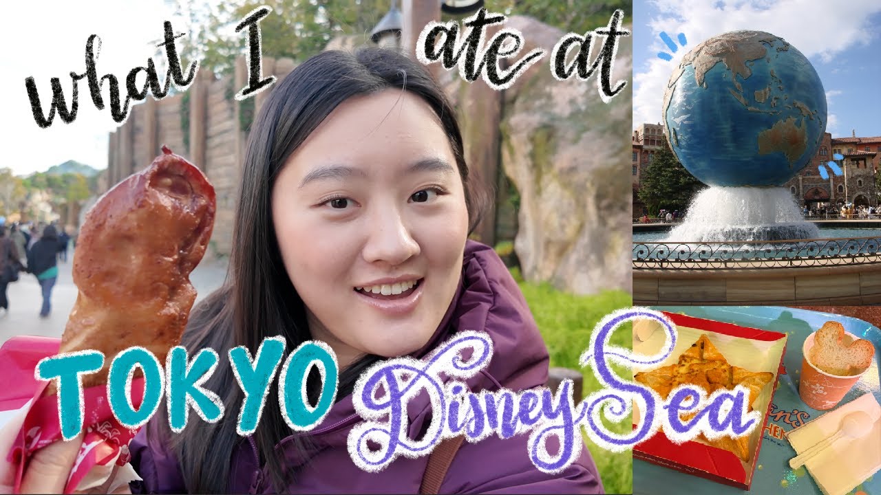 what i ate at TOKYO DISNEYSEA 🌊 🌏 | VLOGMAS day 13