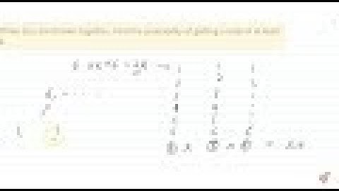 Three dice are thrown together. Find the probability of getting a total of at least 6.
