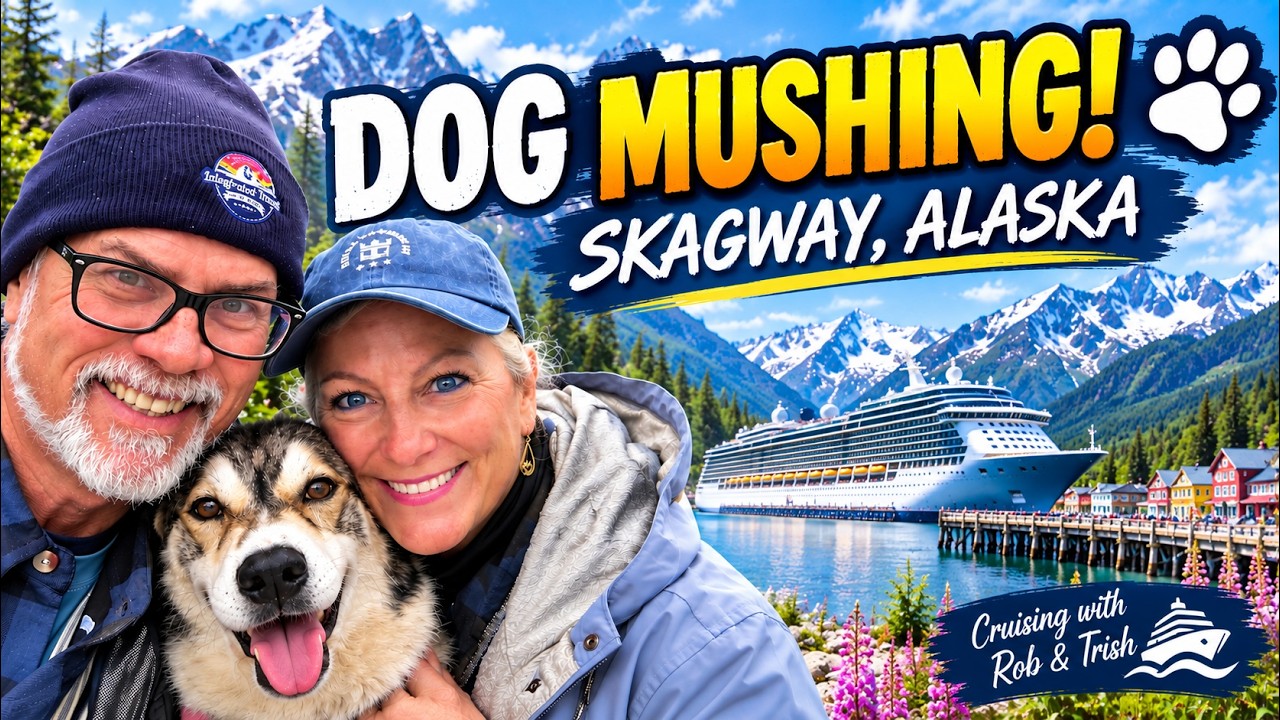 Dog Mushing in Skagway, Alaska! 🐕🏔️ | Our Unforgettable Alaska Cruise Port Day