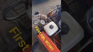 THE POWER OF A HONDA!! #gx160 #honda #hondamotorcycles #gokart #gokartbuild #coldstart