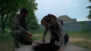 Últimos momentos de Carl Grimes - The Walking Dead 8x9 ''Honor''