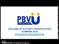 pbvU Debrief Video