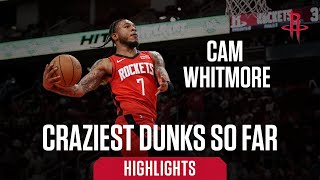 Cam Whitmore Craziest Dunks So Far | Houston Rockets