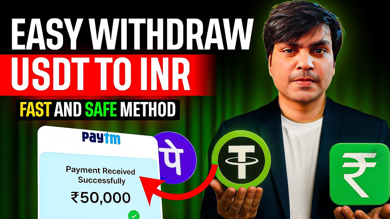 Convert USDT to INR Instantly in India | No Bank Freeze | Direct Bank  Transfer without P2P