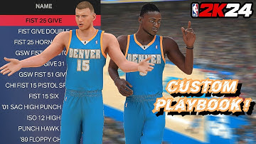 Another Custom Playbook For A Subscriber ! | NBA 2K24
