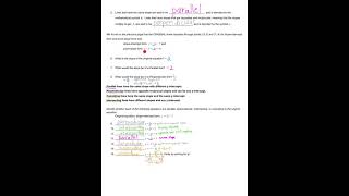 Parallel and Perpendicular Lines NOTES Ans Key video