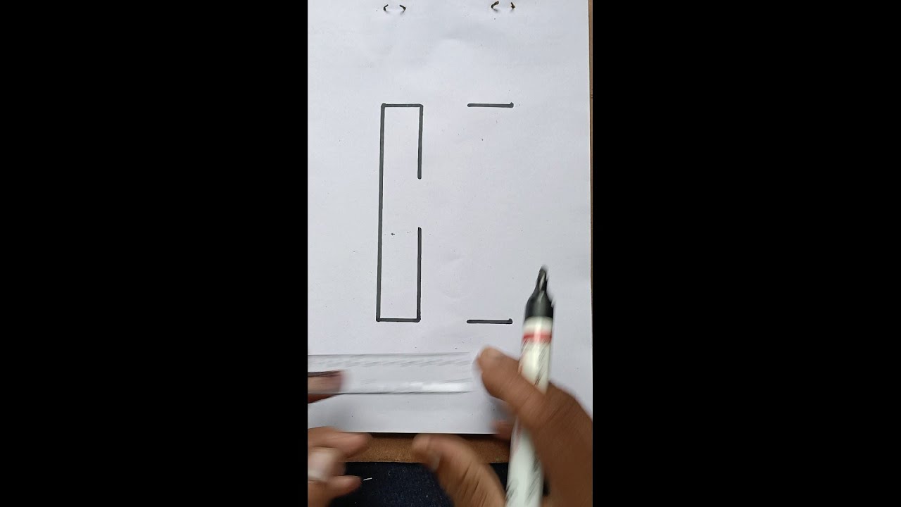 How to Draw Letter K 3d | 3D Drawing Easy Step by Step | #short