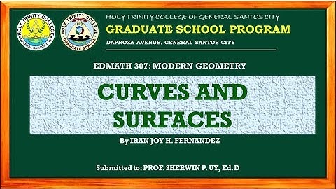 CURVES AND SURFACES || MODERN GEOMETRY