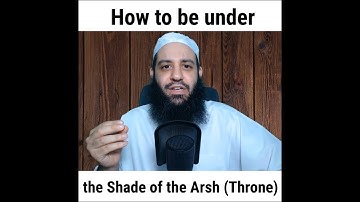 How to be under the Shade of the Arsh (Throne) | Abu Bakr Zoud