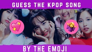 GUESS THE KPOP SONG BY THE EMOJI
