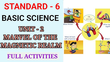 MARVEL OF THE MAGNETIC REALM | STD 6 BASIC SCIENCE UNIT 2 | CLASS 6 BS CHAPTER 2 ENGLISH MEDIUM
