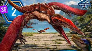 Monkeyondactylus ET2 Level 35 Swarms the Valley! | Jurassic World Alive PvP