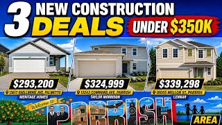 Parrish area New Construction deals under 350K Rye Ranch Firethorn and Coasterra