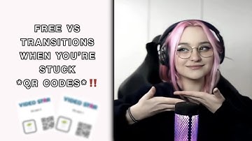 FREE TRANSITION IDEAS WHNE YOU’RE STUCK + QR CODES!! ✨
