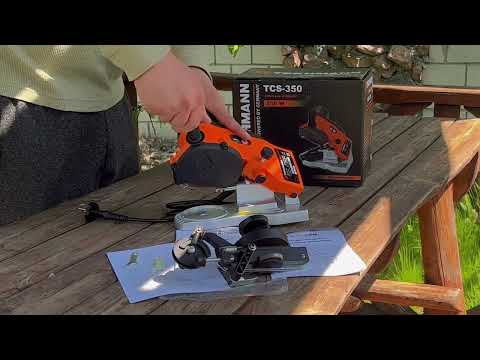 Верстат для заточування ланцюгів на бензопилу електричний TCS-350, видео 1