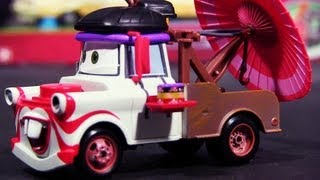 Kabuki Mater Cars 2 Disney Store Die-Cast With Umbrella Japan Tokyo Disney Pixar