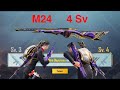 I made the pubg mobile sharp sniper M24 gun 4 level and we played the warehouse 4 vs4 #pubgmobile