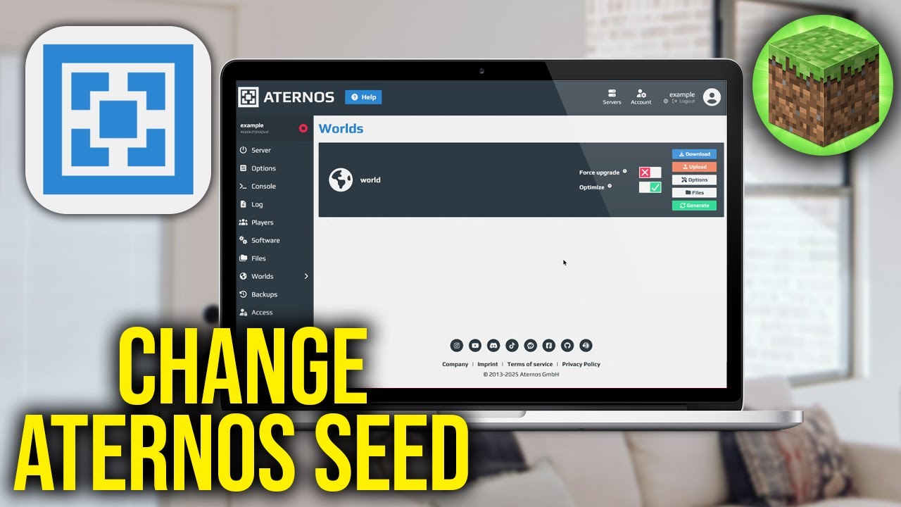 How To Change the Seed of an Aternos Server - YouTube
