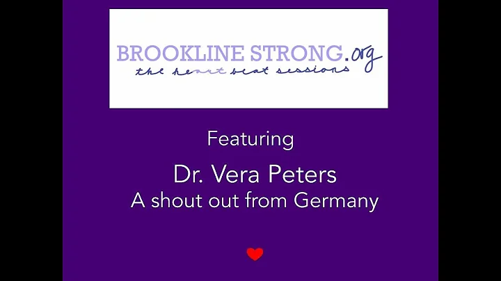 Brookline Strong - Dr.Vera Peters