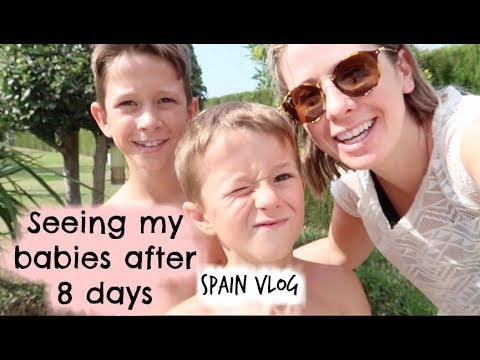 SEEING MY BABIES AFTER 8 DAYS | A DAY IN SPAIN FOR MY MUMS BIRTHDAY | KERRY WHELPDALE