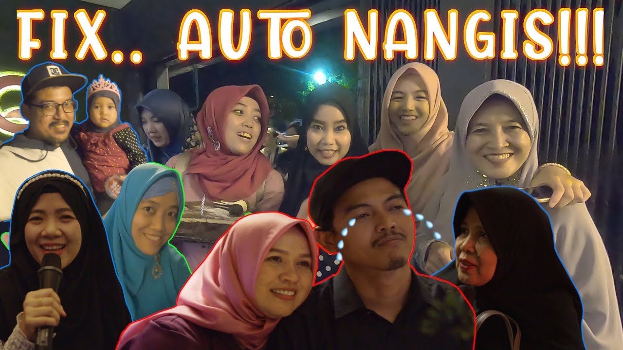 SURPRISE!!! RIA RECET DAN KELUARGA SUKSES BUAT OVIE NANGISSS