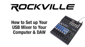 How To Set Up Your USB Mixer to Your Computer and Digital Audio Workstation (FULL DAW TUTORIAL)
