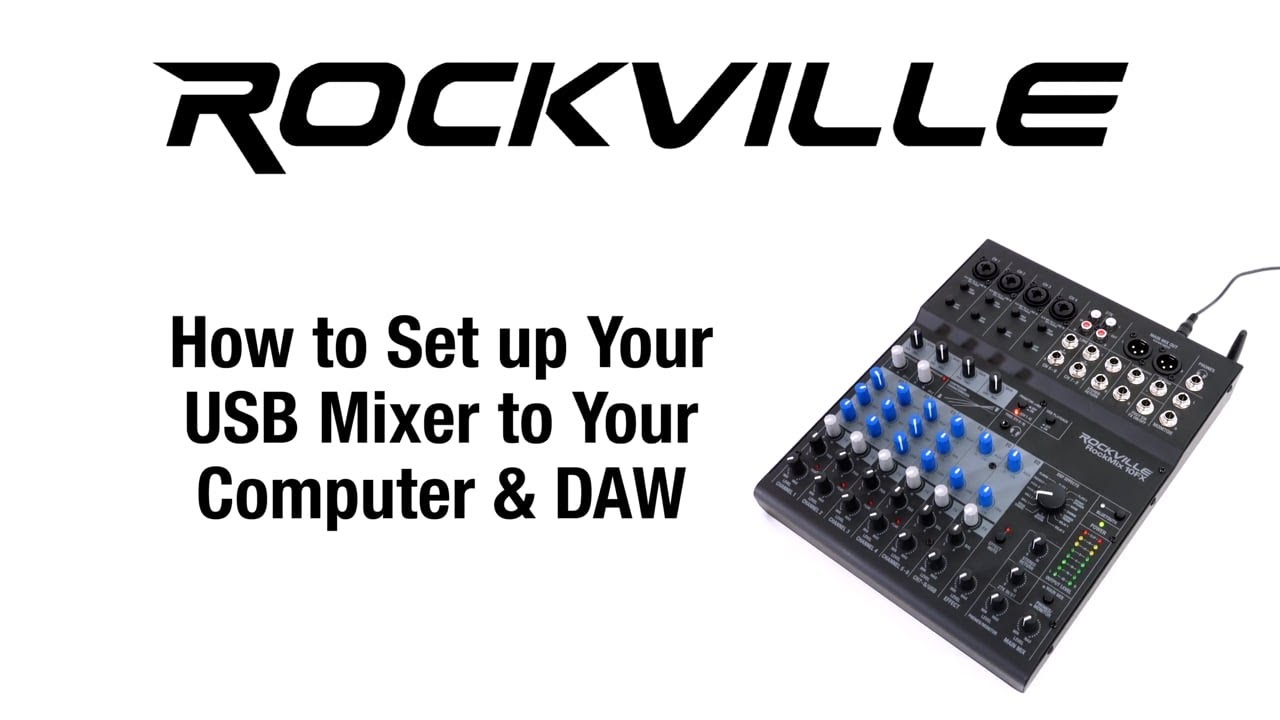 How To Set Up Your USB Mixer to Your Computer and Digital Audio Workstation  (FULL DAW TUTORIAL) 