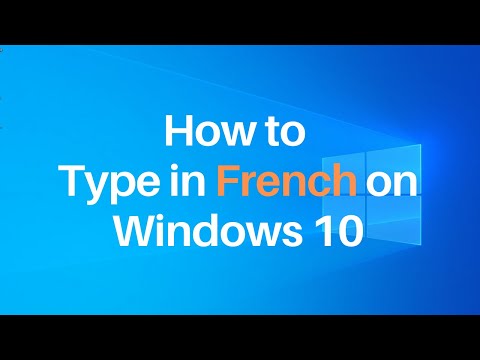 Wideo: Jak pisać po francusku w systemie Windows 10?