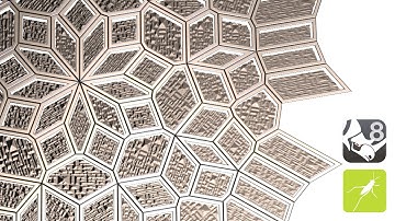 Parametric Pattern Using Circles Points and Areas Using #Grasshopper for #Rhino3d Script Available