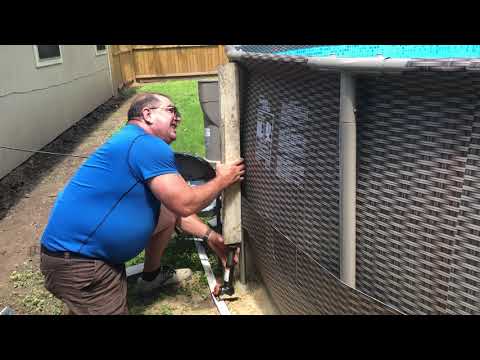 How to raise an above ground pool