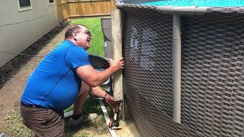 How to raise an above ground pool
