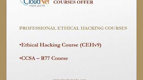 Network Security Courses in Kolkata - Cloudnet