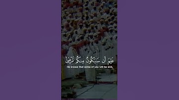 اللهم صل و سلم على محمد القارئ: علي جابر رحمه الله السورة: المزمل (20)