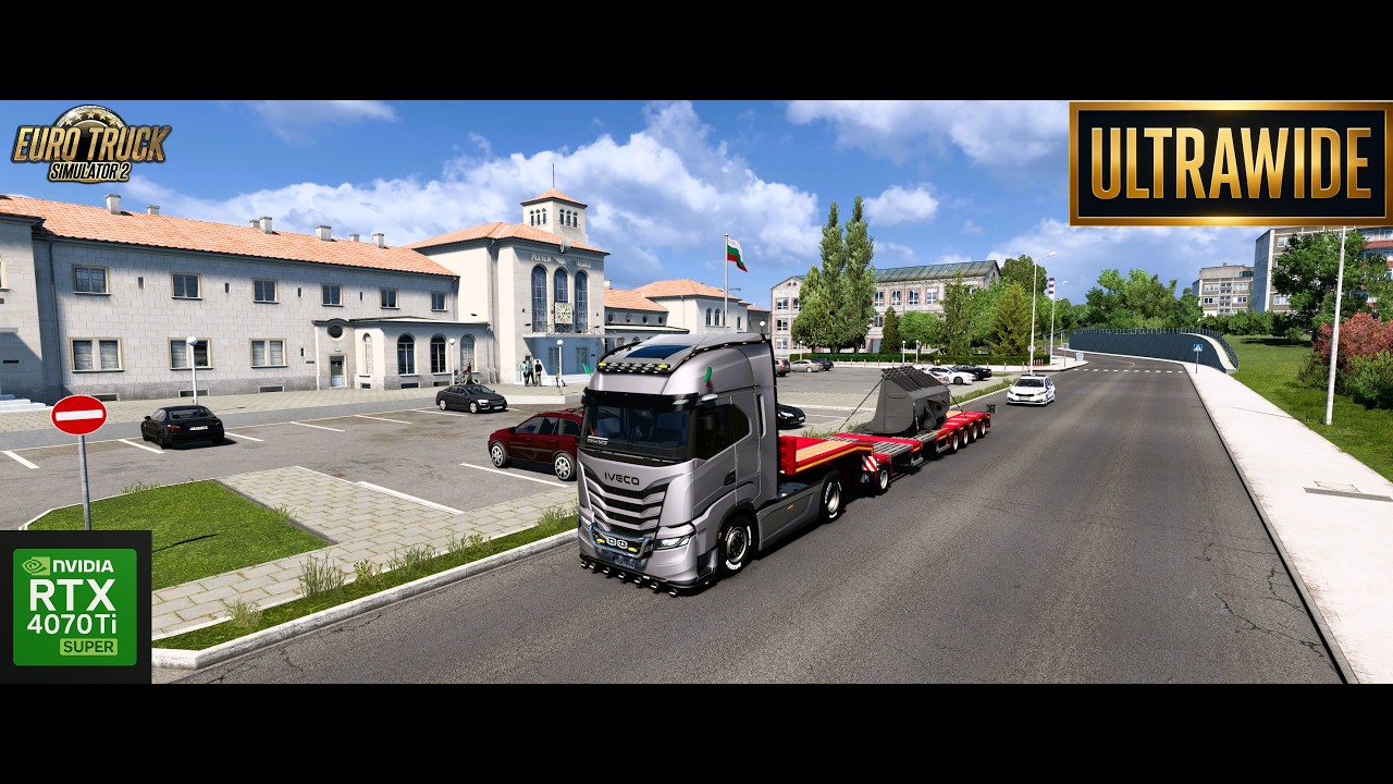 IVECO S Way - Euro Truck Simulator 2 - Varna a Sofía - Moza TSW Wheel Gameplay - Ultrawide