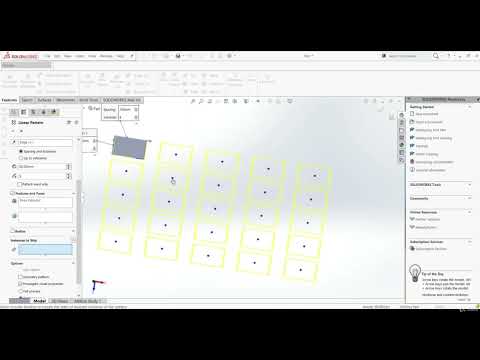 SolidWorks Tutorial - Linear Pattern