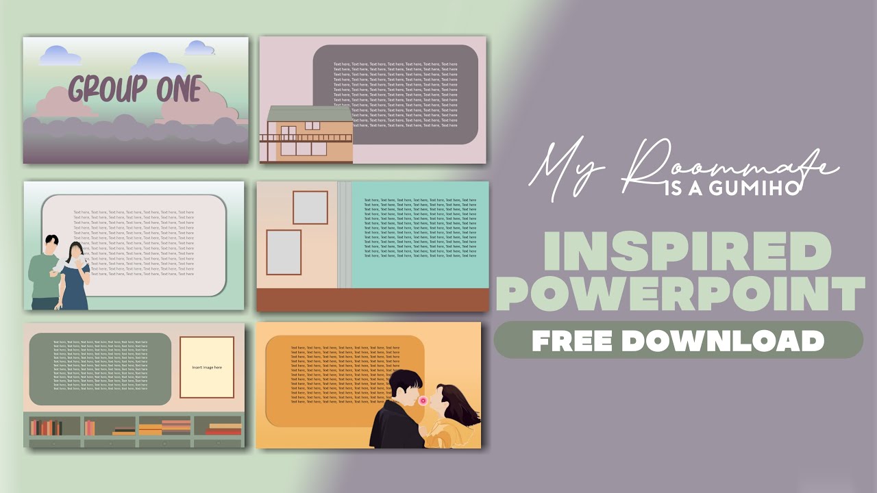My Roommate is a Gumiho INSPIRED POWERPOINT Design Template (FREE ...