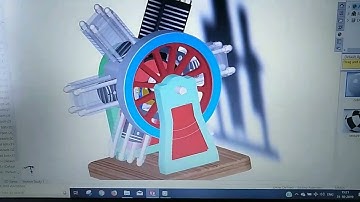 Six Cylinder Engine Animation by Student