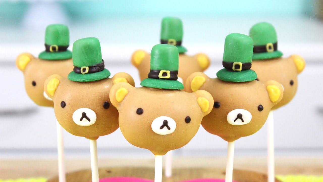 How to Make St. Patricks Day Rilakkuma Cake Pops!