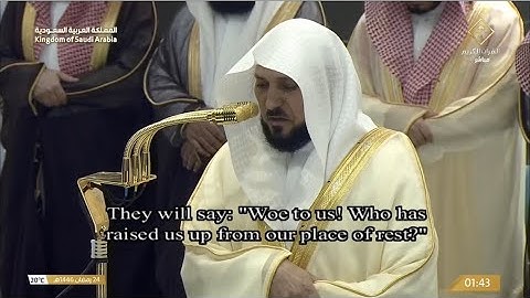 صلاة التهجد ليلة 24 رمضان 1446هـ الشيخ ماهر المعيقلي   -  من سورة فاطر [15 - 45] وسورة يس