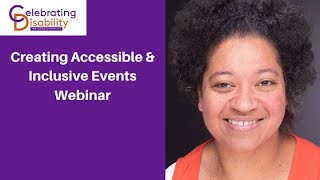 Creating Accessible & Inclusive Events Webinar
