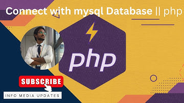 video 2 || connect with mysql database || PHP