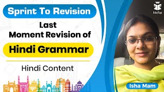 Revision Series (CTET -2020 Last moment revision of Hindi Grammar) | Hindi