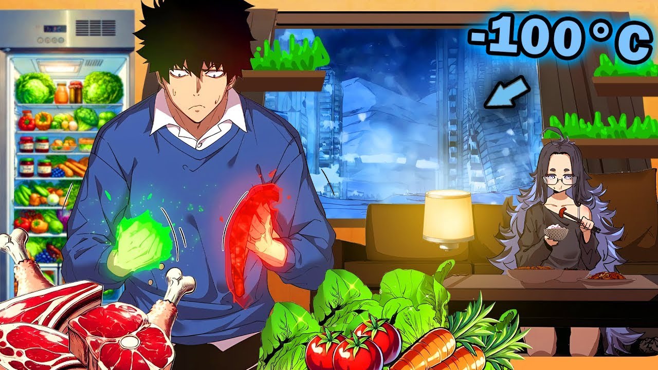 ¡Construyó una Base Fortificada con Comida Infinita en Medio de un Apocalipsis de Hielo!