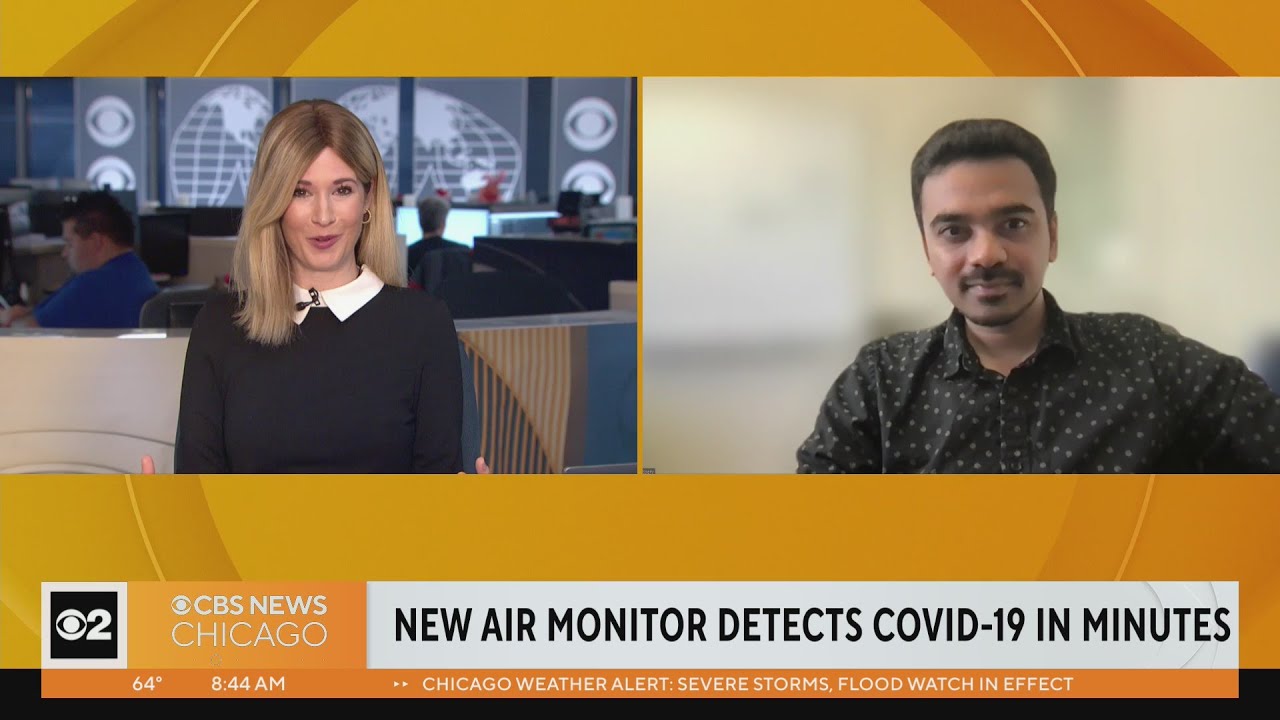 Live on the Stream: New air monitor detects COVID-19 in minutes - YouTube